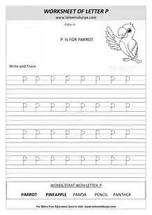 worksheet P